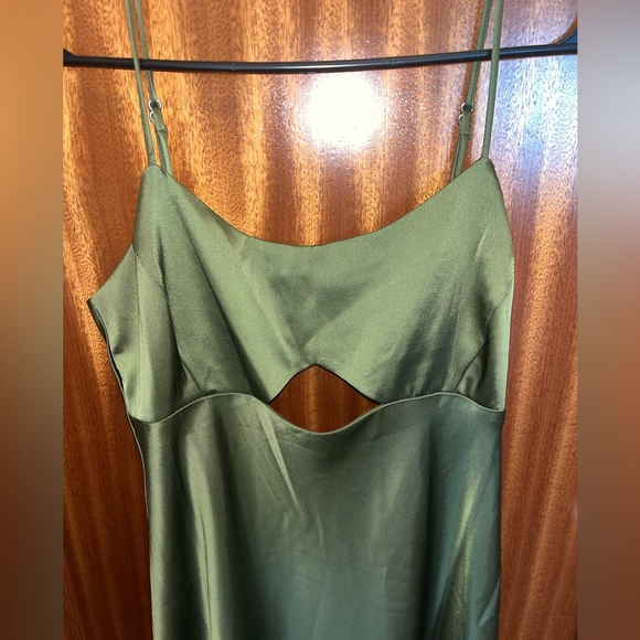 NWT. Banana Republic green midi dress sz 4 regular - Picture 5 of 8